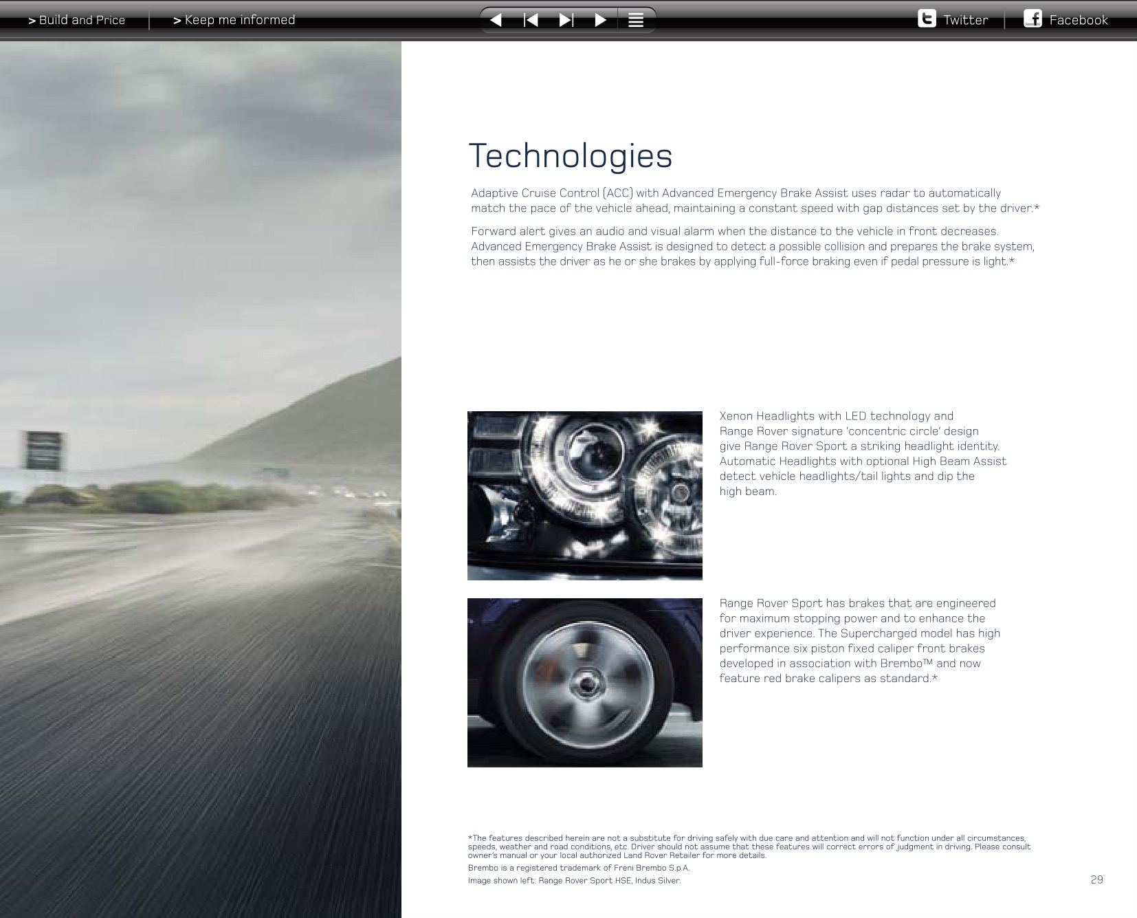 2013 Range Rover Sport Brochure Page 53